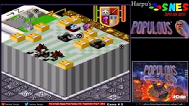 SNES Super Side Quest - Game # 5 - Populous [2/16] смотреть онлайн