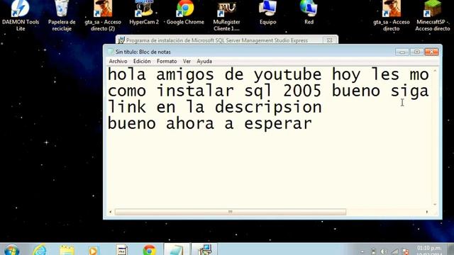 como descargar e instalar sql 2005 смотреть онлайн
