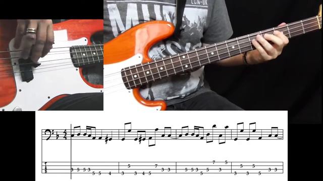 Dan Hartman - Relight My Fire (Bass Cover with Tabs in Video) смотреть онлайн