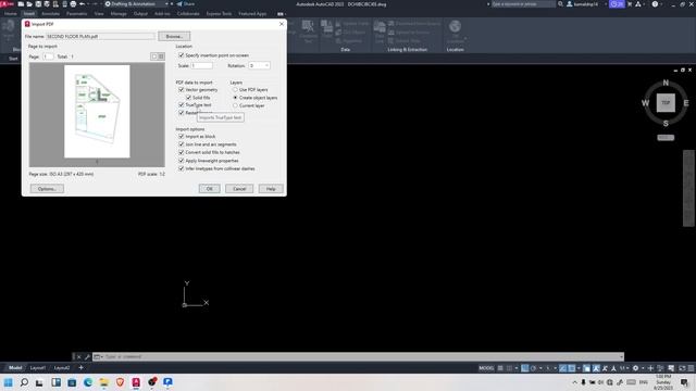 how to insert pdf in autocad 2023 | autocad pdf insert | pdf to dwg #autoacdpdf #insertpdrauocad смотреть онлайн