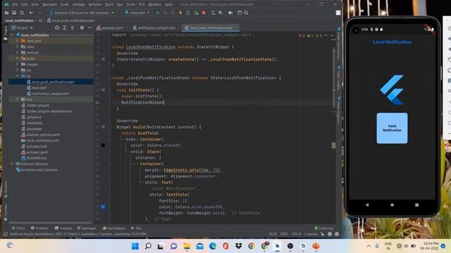 Flutter Local Push Notification | Custom Sound | Setup from basic смотреть онлайн