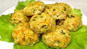 Диетические куриные котлеты ПП с  овощами в духовке. Правильное питание.mp4