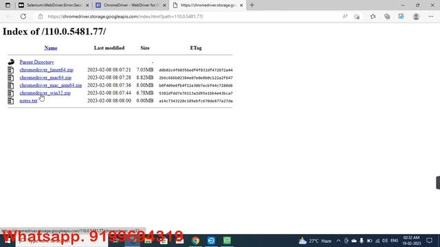 Your Chrome Driver and Google Chrome Version Is not same, Click 'Yes botton' to view смотреть онлайн