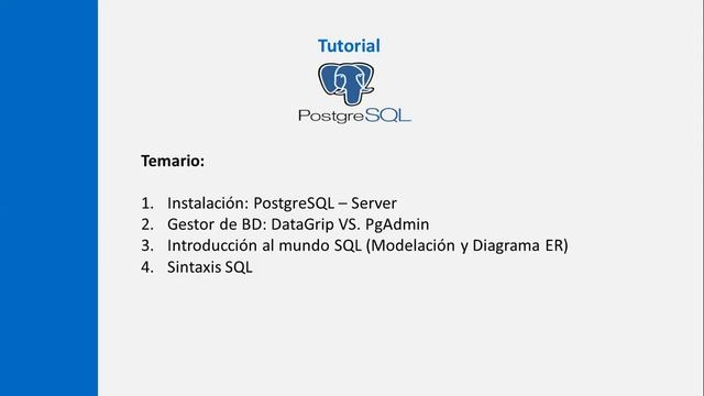 1. Introduccion al curso de PostgreSQL y temario смотреть онлайн
