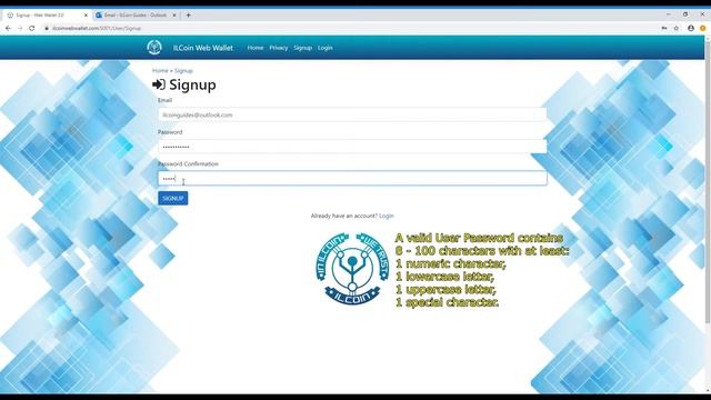 Web Wallet 3 0 Create User Account Tutorial смотреть онлайн