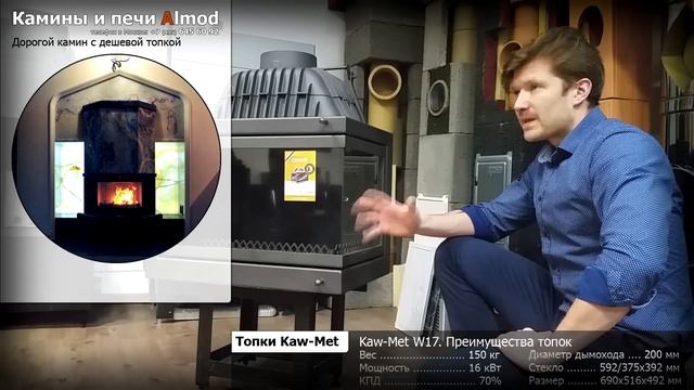 Каминные топки Kaw-Met смотреть онлайн