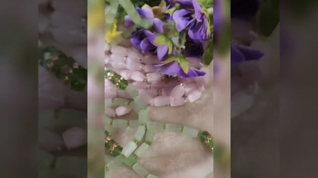 Бусы сатиновое стекло, винтаж, Чехословакия смотреть онлайн