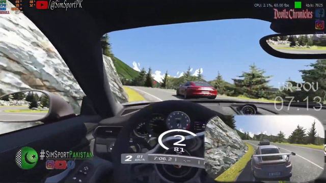 [VR POV+Chase Cam] Transfagarasan North - Porsche 911 GT3 - Assetto Corsa VR смотреть онлайн