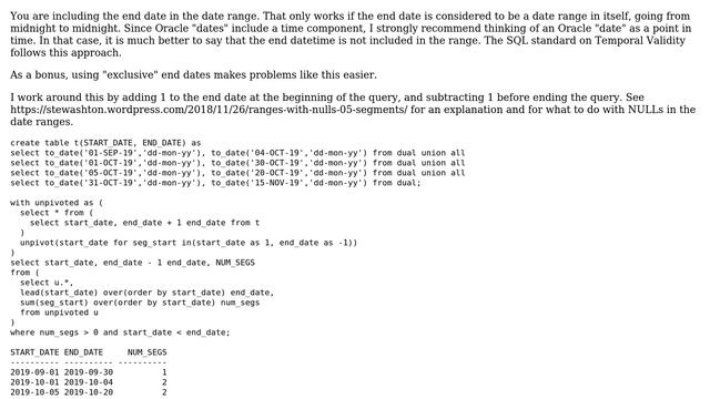 How to calculate overlapping date range in SQL? (4 Solutions!!) смотреть онлайн