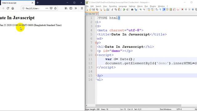 Javascript Bangla Tutorial (Part-19): Date In Javascript смотреть онлайн