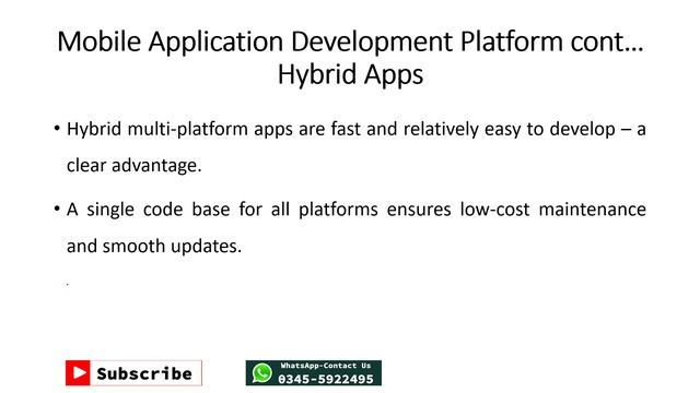 Mobile App Development (01)| Mobile Application Development Platforms (Part 1)| by Arfan Shahzad смотреть онлайн