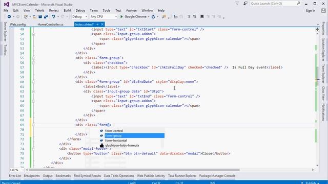 CRUD operation on fullcalendar in ASP.NET MVC смотреть онлайн