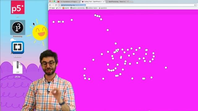 p5.js с OpenProcessing и Processing IDE — учебное пособие по p5.js смотреть онлайн