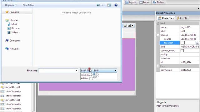 Python Menu & toolbar смотреть онлайн