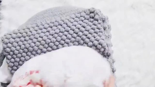How To Crochet Pouf With Bobbles смотреть онлайн