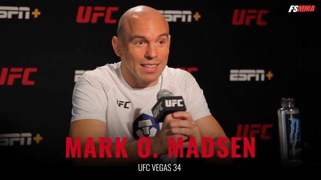 UFC Vegas 34 Mark Madsen full media day interview смотреть онлайн