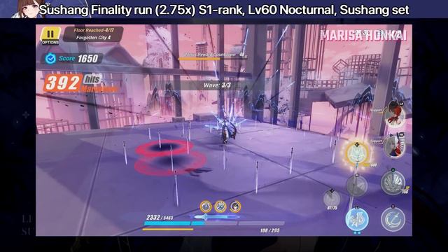 S1 Sushang destroys Elysian Realm Finality | Honkai Impact 3 v6.1 смотреть онлайн