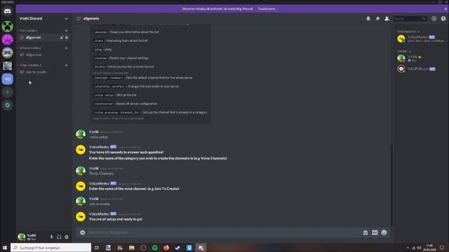 Discord temporary channels - Discord tempchannels 2020 - best discord bots 2020 [Deutsch/German] смотреть онлайн