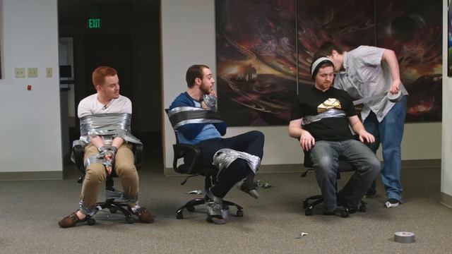 THE DUCT TAPE CHALLENGE w/ Ross, Red, Max and Barney смотреть онлайн