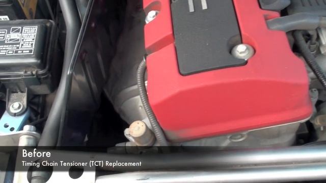 S2000 Timing Chain Tensioner (TCT) Replacement Before/After Comparison смотреть онлайн