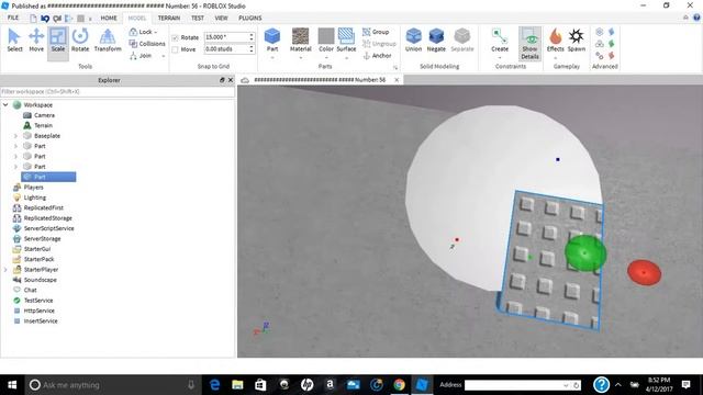 How to Solid Model in Roblox Studio смотреть онлайн