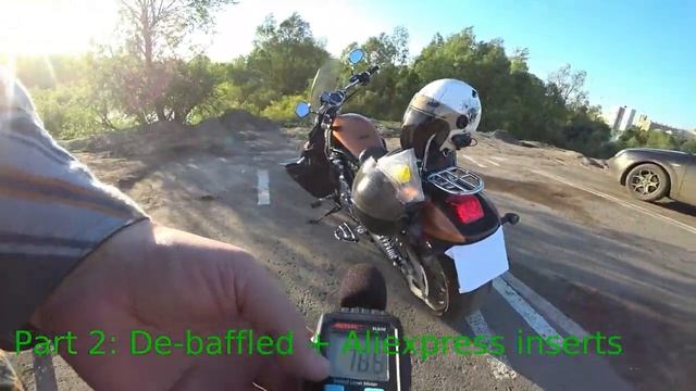 Harley-Davidson V-Rod de-baffled exhaust (DIY V-MOD) смотреть онлайн