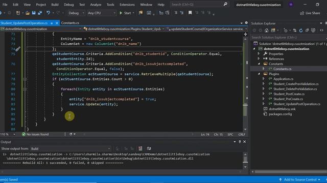 Plugin - Part 6 | Demo of Post Operation in Plugin | Update Message | Use Image | Dynamics CRM смотреть онлайн