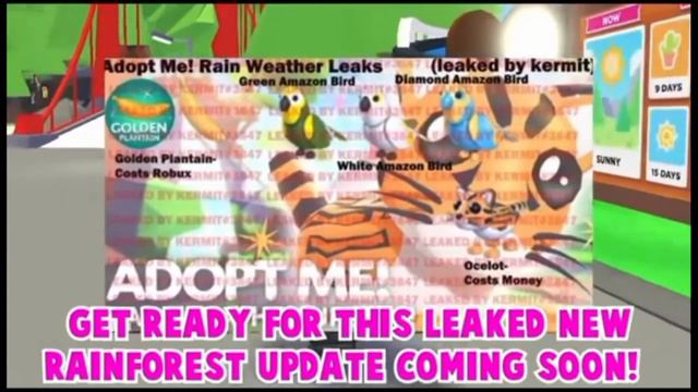 НОВАЯ ПОГОДА В АДОПТ МИ! 🐅НОВЫЕ ПОПУГАИ И ТИГРЫ🦜! ВСЁ ПОДТВЕРИДИЛИ РАЗРАБОТЧИКИ АДОПТ МИ!