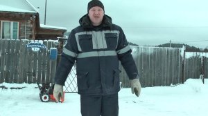 Снегоуборщик с доработками.  убираем снег.