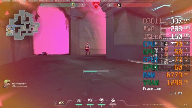 GTX 960 -- Ryzen 5 5600G -- VALORANT FPS Test смотреть онлайн