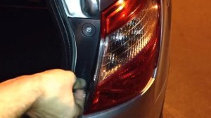 Как снять задний фонарь на nissan qashqai (ниссан кашкай).т