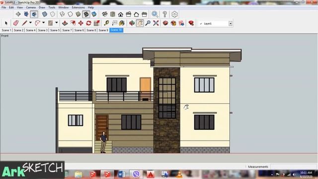 How to Export SketchUp file to Autocad смотреть онлайн