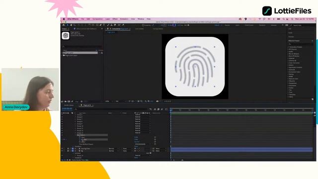 How to create and animate a Touch ID fingerprint icon | Ft. Anna Davydov смотреть онлайн