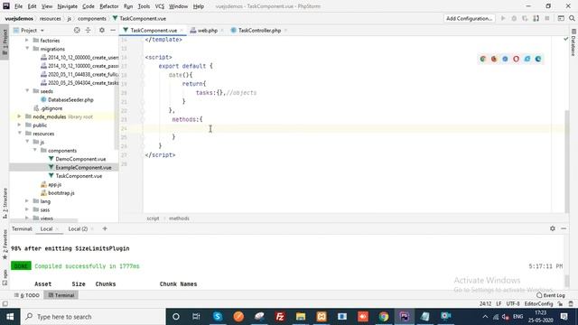 how to get data from axios in vue js and laravel part2 смотреть онлайн