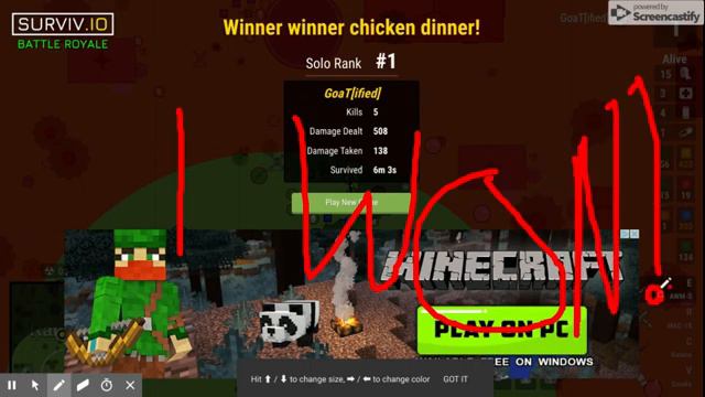 surviv.io - 2d battle royale game смотреть онлайн