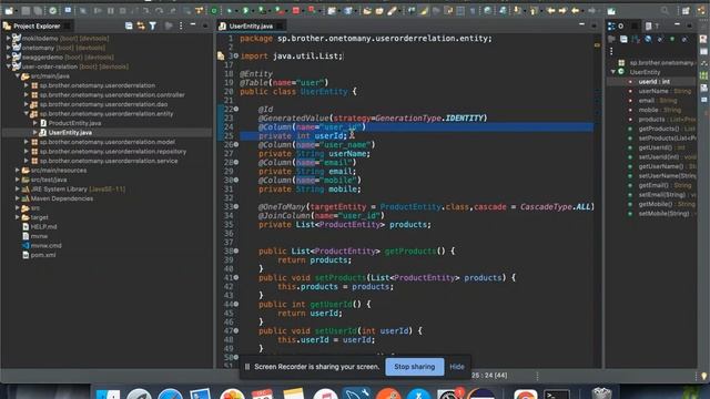 SpringBoot oneToMany with Spring Data JPA and Hibernate смотреть онлайн