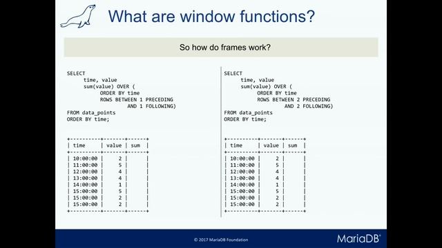 2017 Faster Analytics with MariaDB 10.2 смотреть онлайн