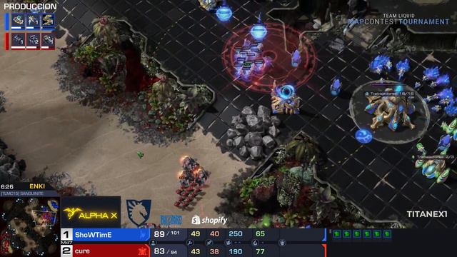 StarCraft 2 - Showtime vs Cure WardiTV Team Liquid Map Contest Tournament 7 FINAL смотреть онлайн