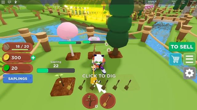 МОЙ САД + КОДЫ в РОБЛОКС СИМУЛЯТОР ПОСАДКИ ДЕРЕВЬЕВ ? Roblox Tree Planting Simulator codes смотреть онлайн