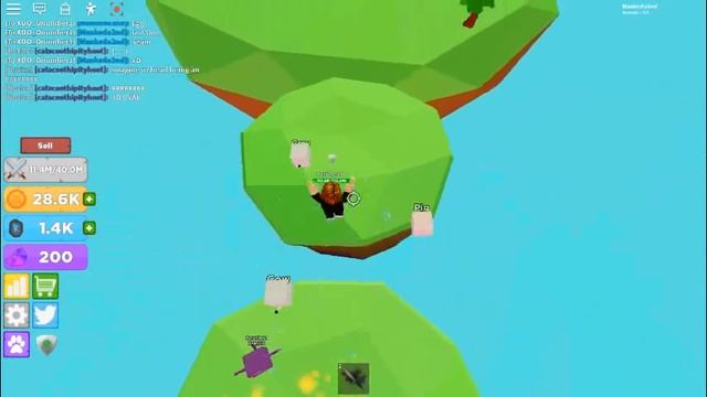 Getting The Egg In The Top Of CRYSTALS WARLORD [Boss Fighting Simulator] [Roblox]