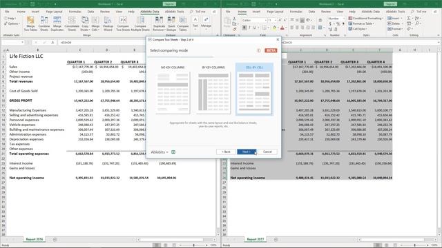 Compare Excel sheets cell by cell смотреть онлайн