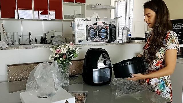 UNBOXING AIR FRYER MONDIAL FAMILY INOX I 4L + THUNDER X EXTREME - TESTANDO TUDO | Caren Sales смотреть онлайн