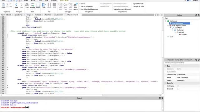 Teleport Chat Commands for Roblox Studio смотреть онлайн