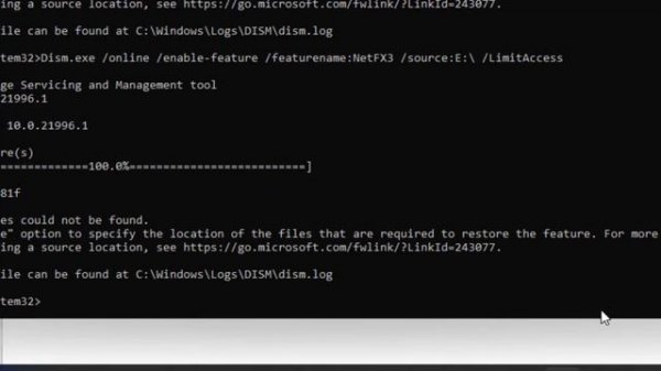 How to install net Framework 3.5 on Windows 11