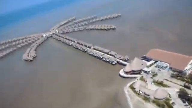 Aerial View of Golden Palm Tree Resort смотреть онлайн