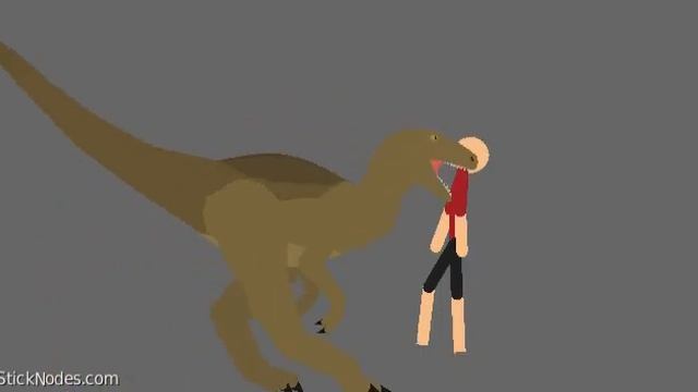allosaurus eat human [stick nodes] CARNIVORES dinosaur hunt смотреть онлайн