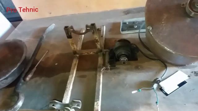 Шаровая мельница своими руками, для измельчения... смотреть онлайн