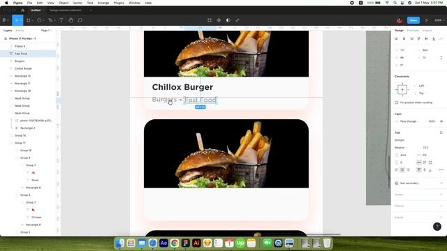 Food Delivery App Design in figma - Wireframe/UI/UX Design смотреть онлайн