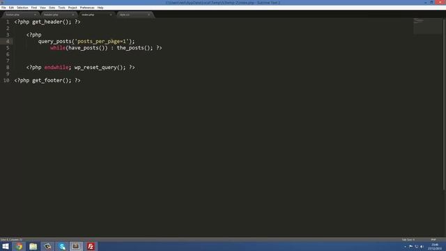 Make a WordPress theme with Bootstrap 3 - Tutorial #3 смотреть онлайн