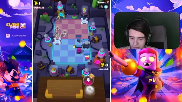 ЛУЧШАЯ КОЛОДА С ГРАФИНЕЙ В CLASH MINI! КАК ИГРАТЬ С ГРАФИНЕЙ В КЛЕШ МИНИ? смотреть онлайн